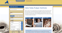 Desktop Screenshot of newyorkpublicnotices.com